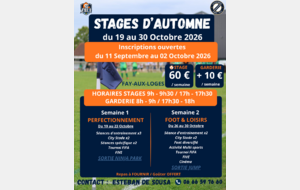 Stages d'Automne 2026