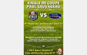 Finale Coupe Paul SAUVAGEAU