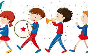 Défilé des 50 ans du foot à Fay